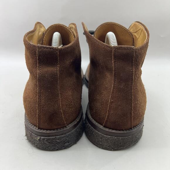 Faconnable Austin Chukka Boots Men Size 10 Brown Suede Lined Ankle Comfort Shoes main image 5